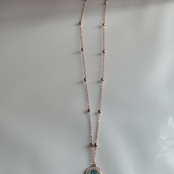 Elegant Evil Eye Pendant Necklace - Picture 2 of 3